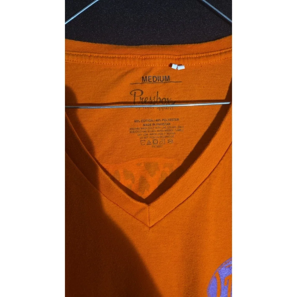 CLEMSON UNIVERSITY COLLEGE T-SHIRT WITH TIGER SIZE M